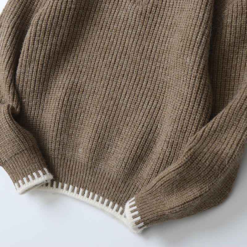 Cashmere Zip up Sweater