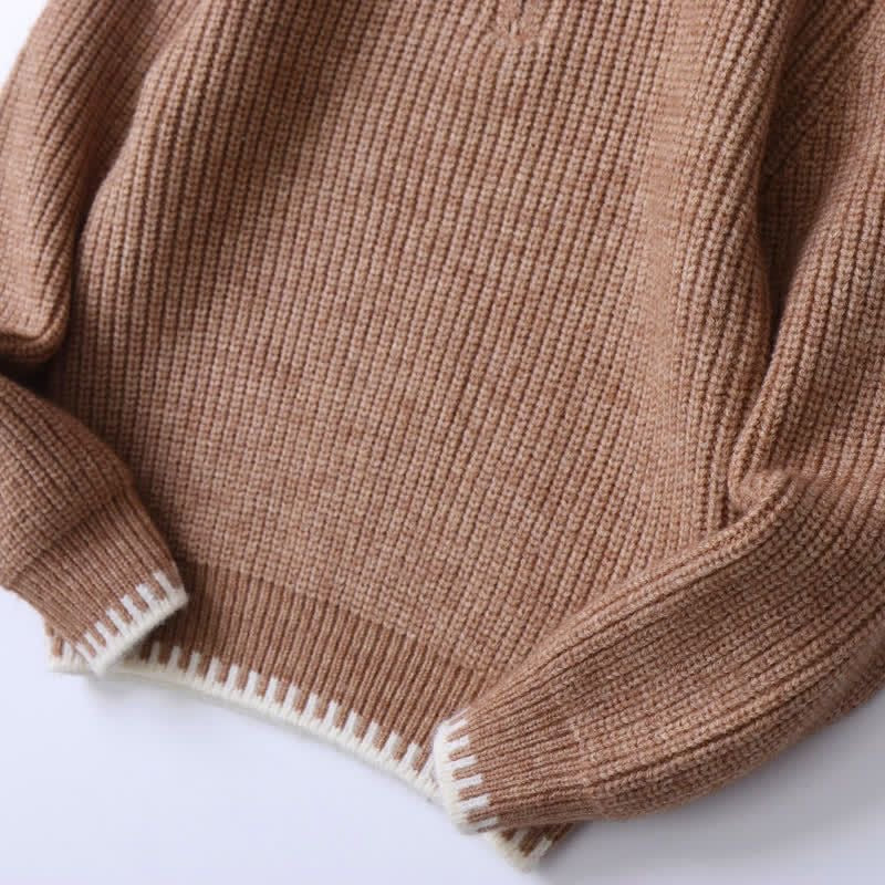 Cashmere Zip up Sweater