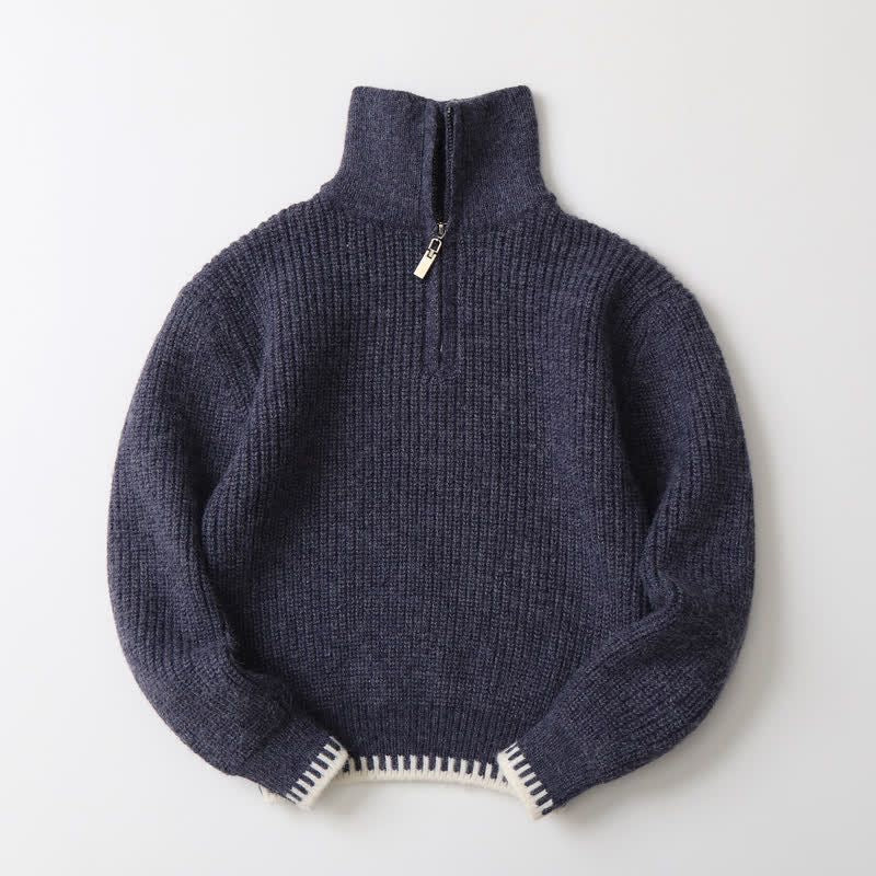 Cashmere Zip up Sweater