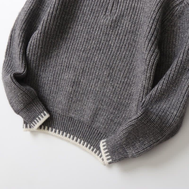 Cashmere Zip up Sweater
