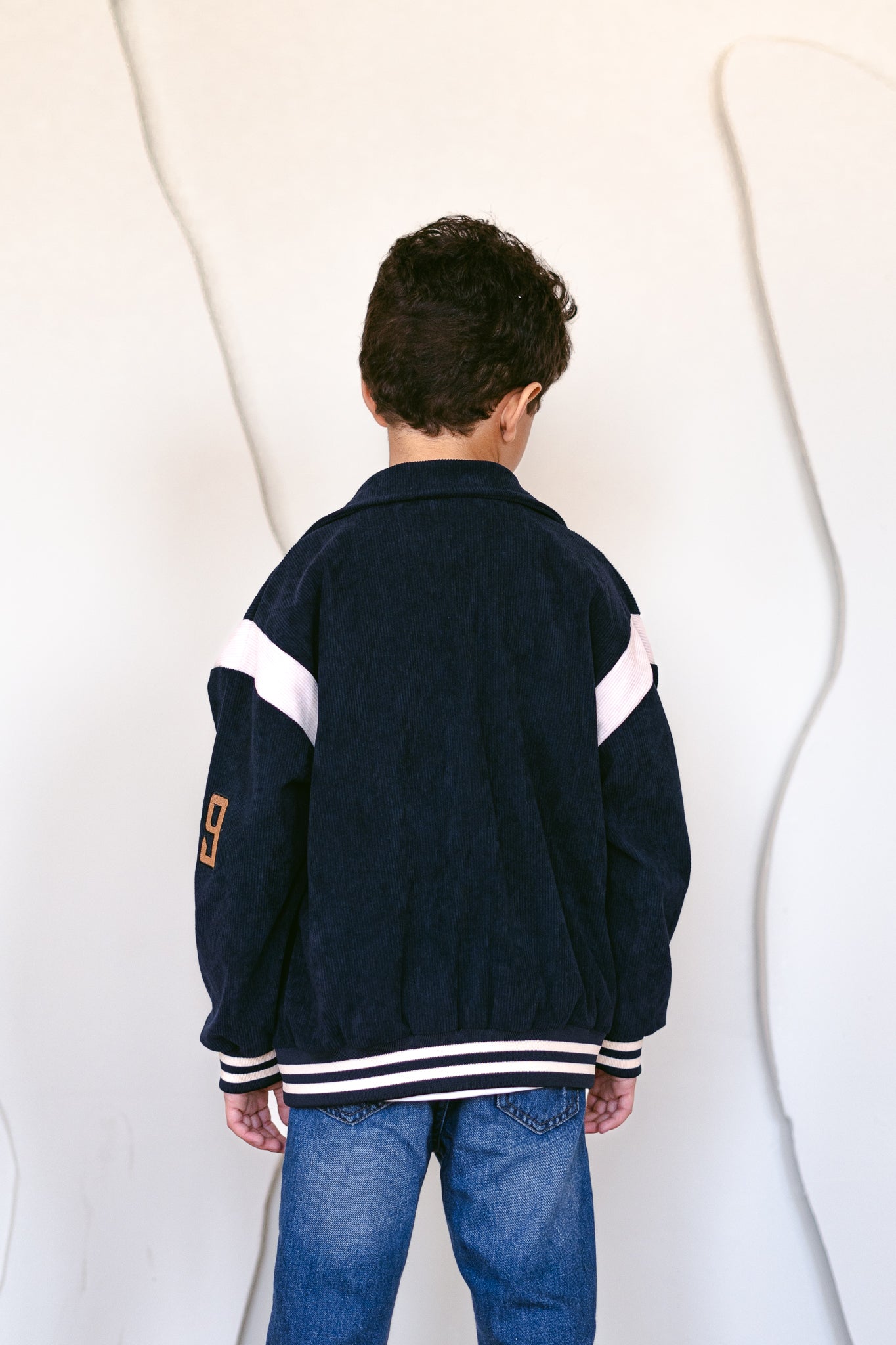 Corduroy Bear Polo Jacket