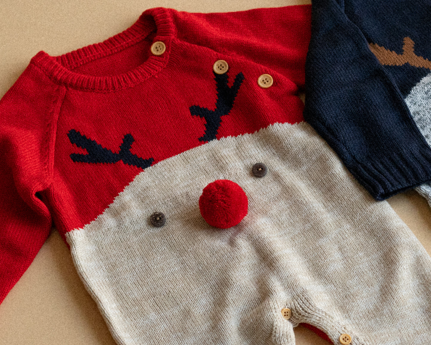 Deer Knitted Romper