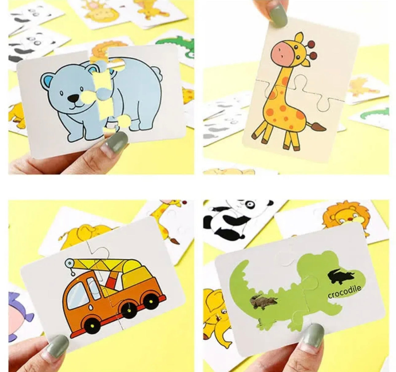 Toddler Matching Card Puzzle