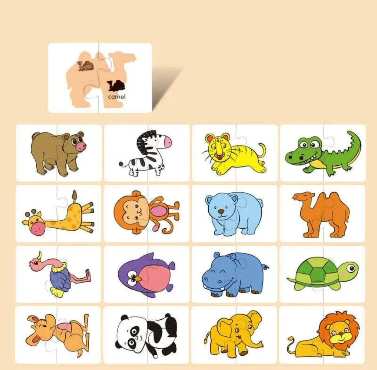 Toddler Matching Card Puzzle