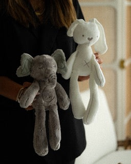 Soft Grey Elephant Plush Toy