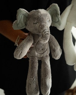 Soft Grey Elephant Plush Toy