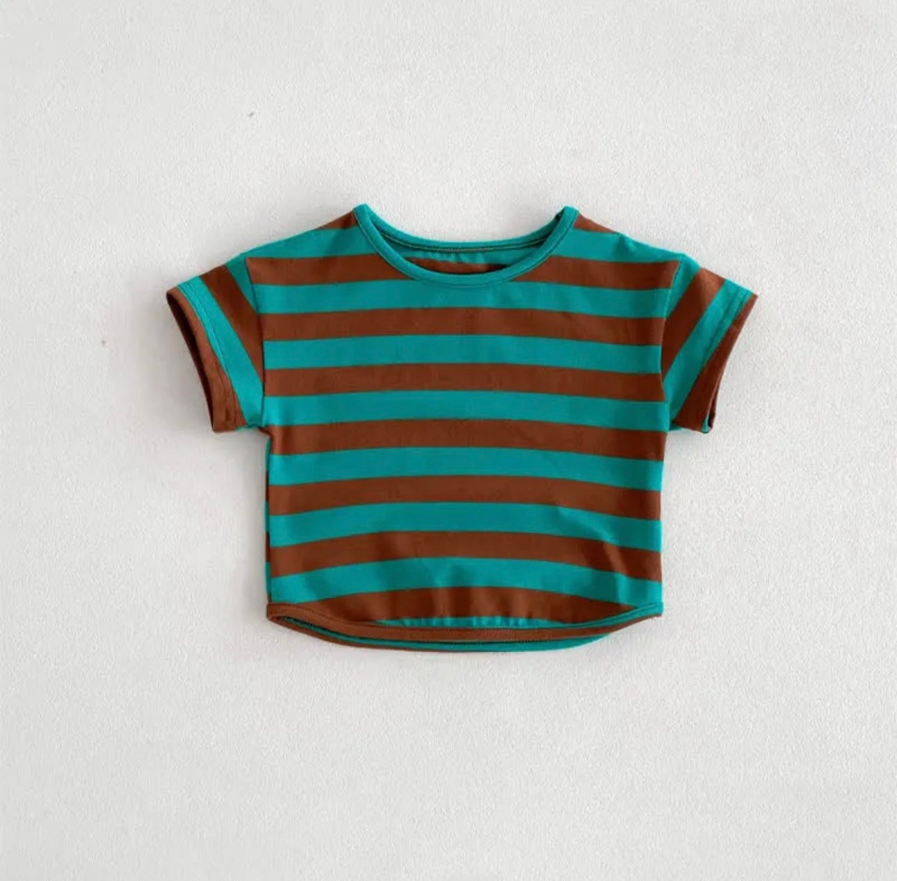 Baby striped pocket overall
&Tshirt