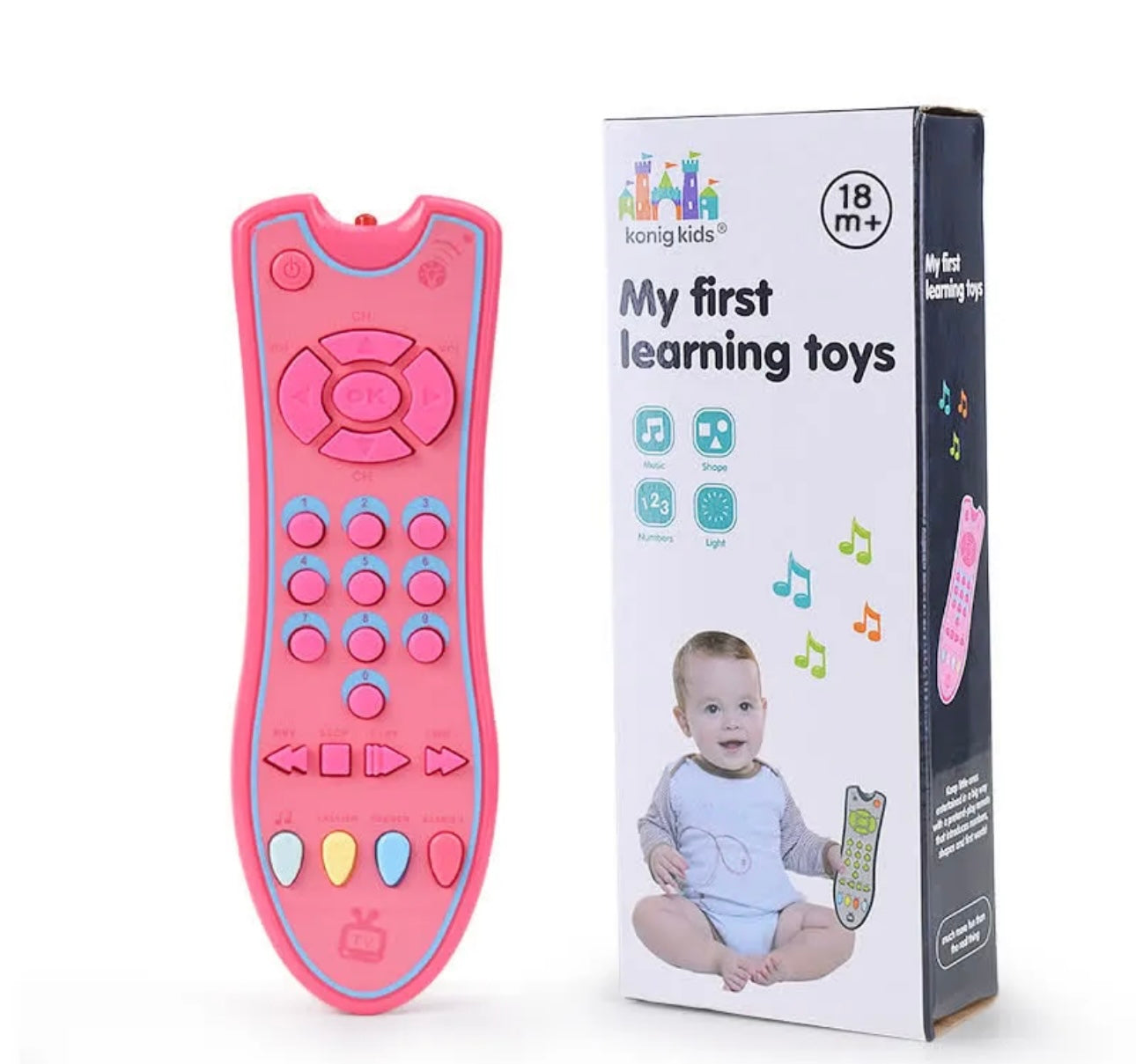 Baby music TV remote control toy