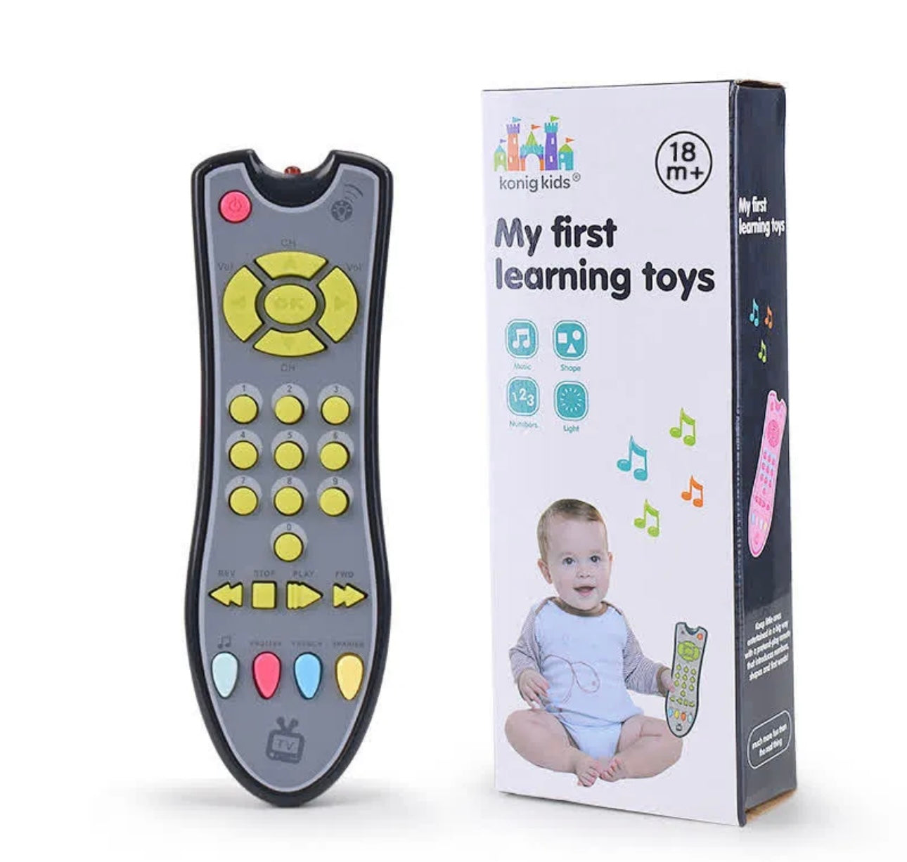 Baby music TV remote control toy