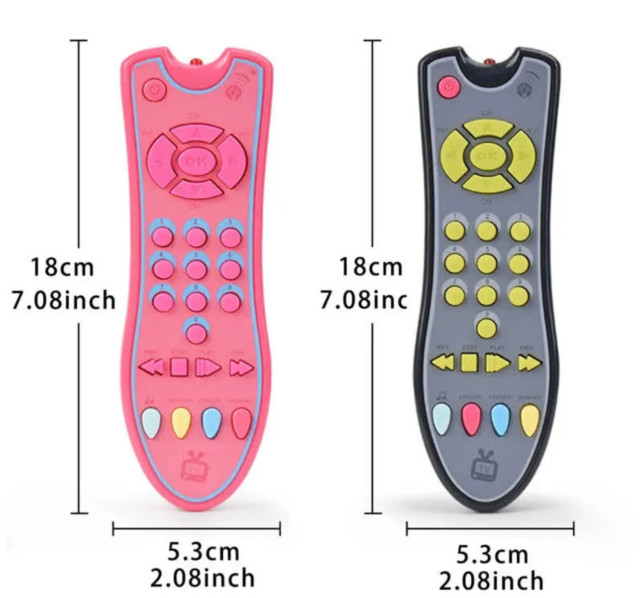 Baby music TV remote control toy