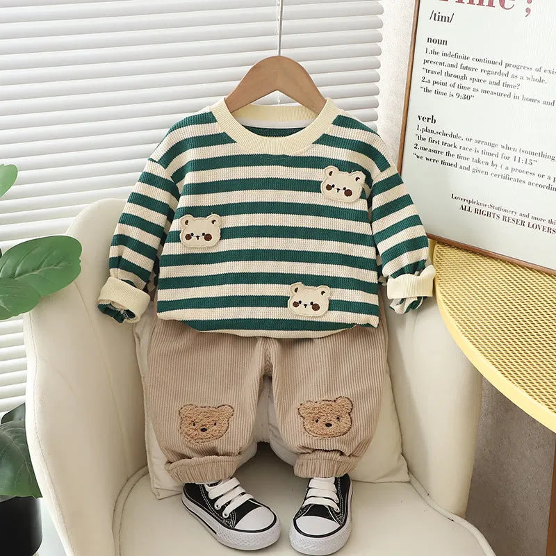 Bear Striped Set