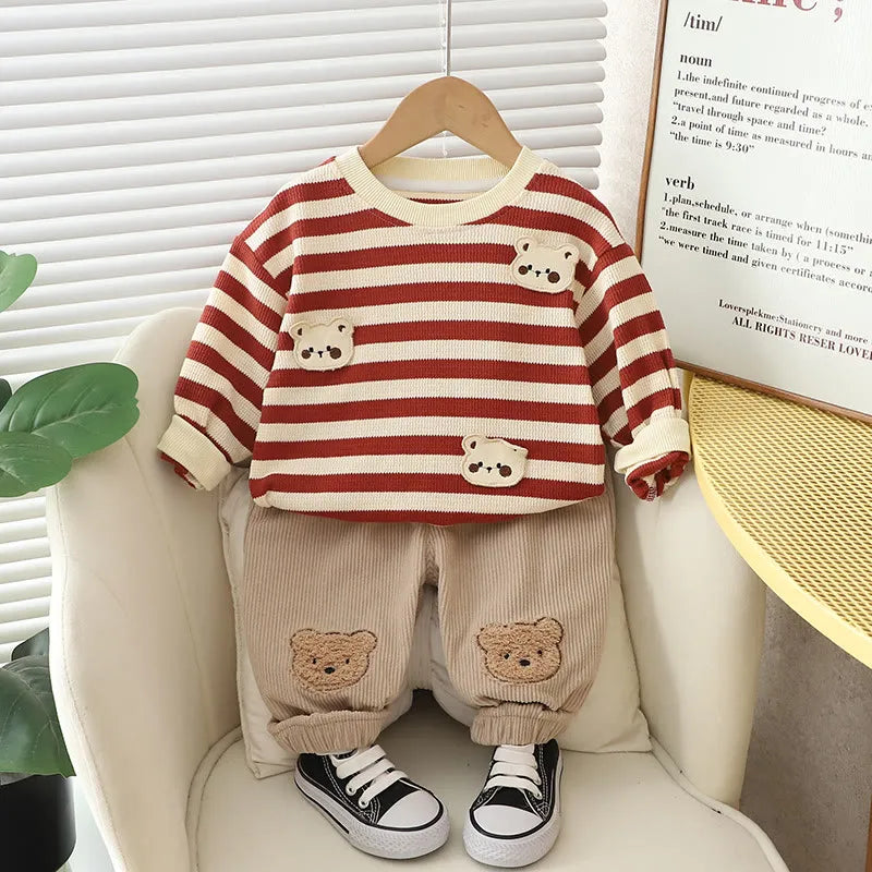 Bear Striped Set