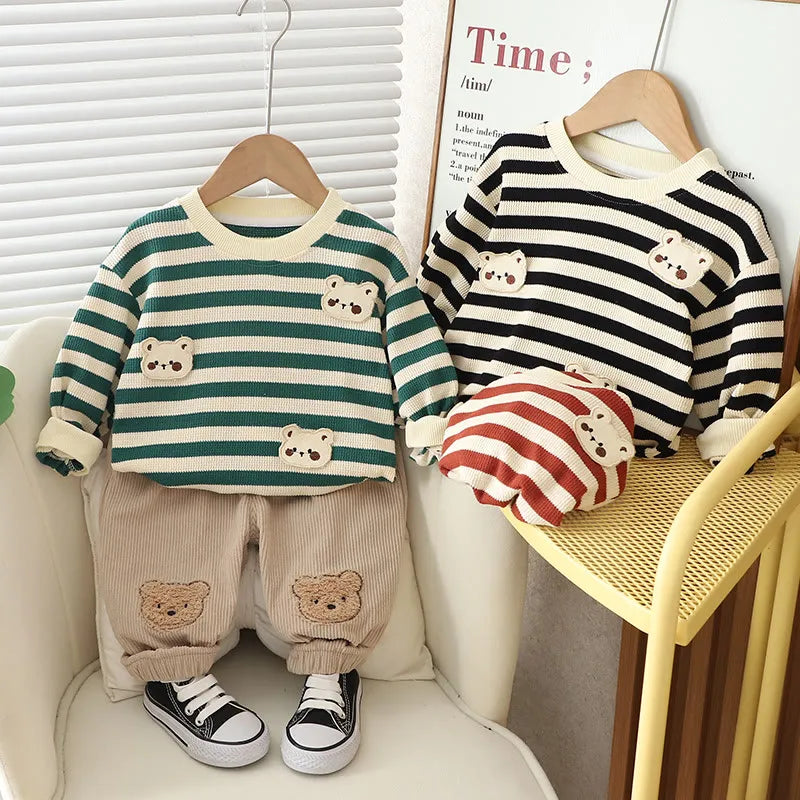 Bear Striped Set