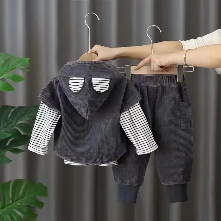 Baby Corduroy Striped Set