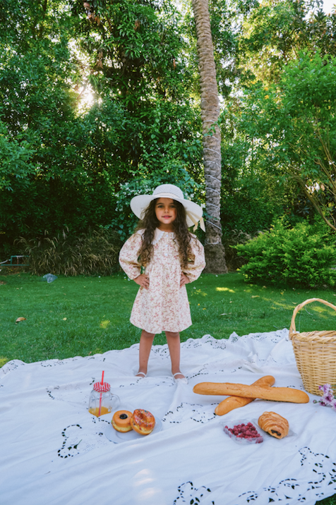 Flower Lapels Bodysuit and Dress