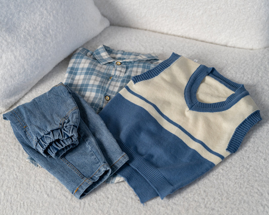 Toddler Boy Plaid Set