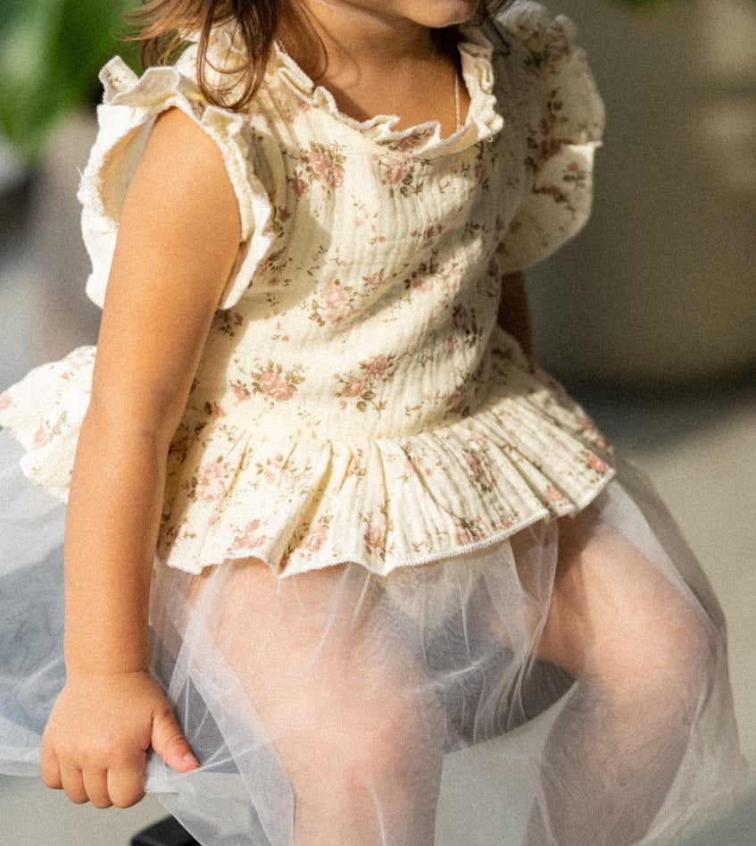 Baby Rose Tulle Bodysuit