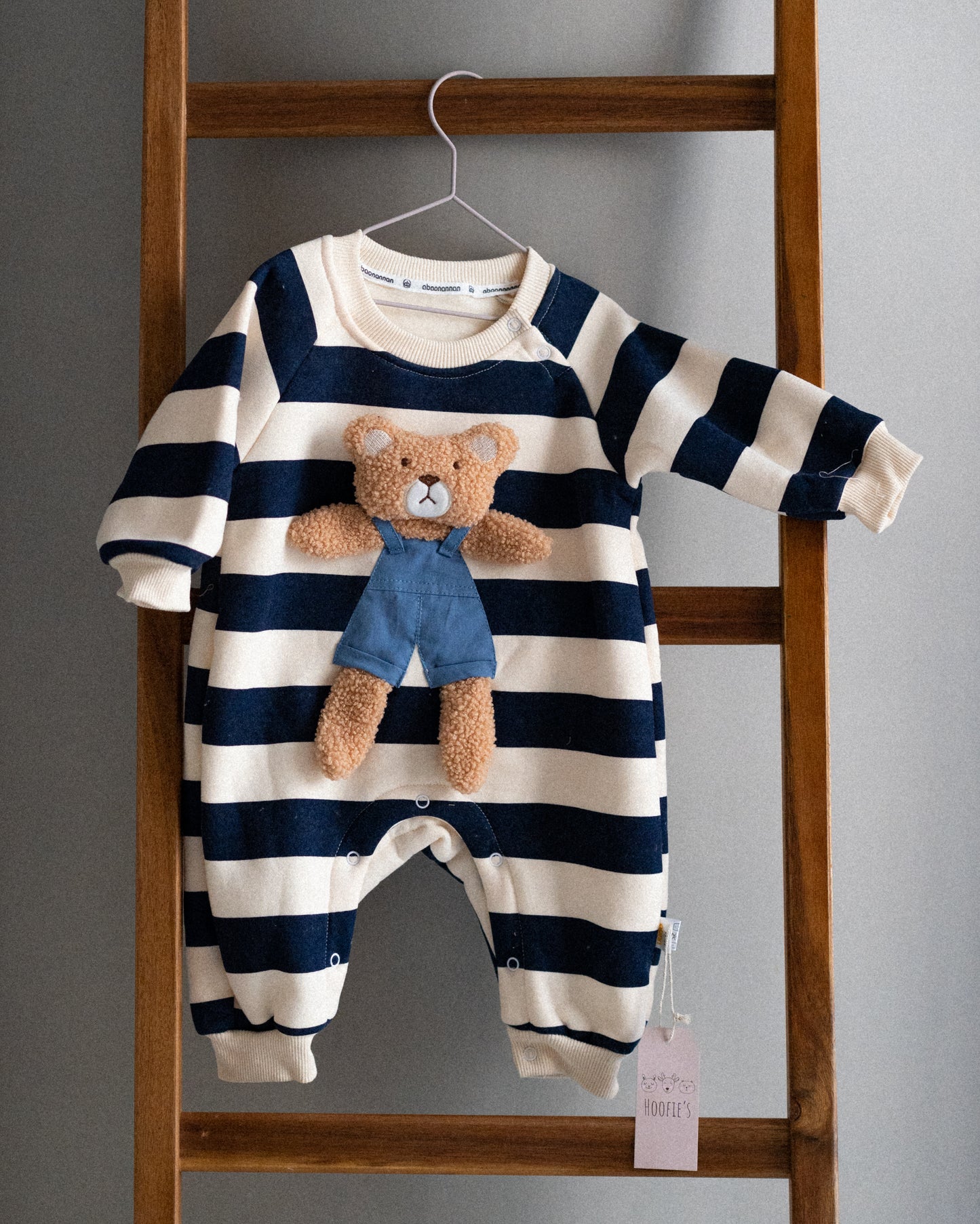 Striped Teddy Jumpsuit