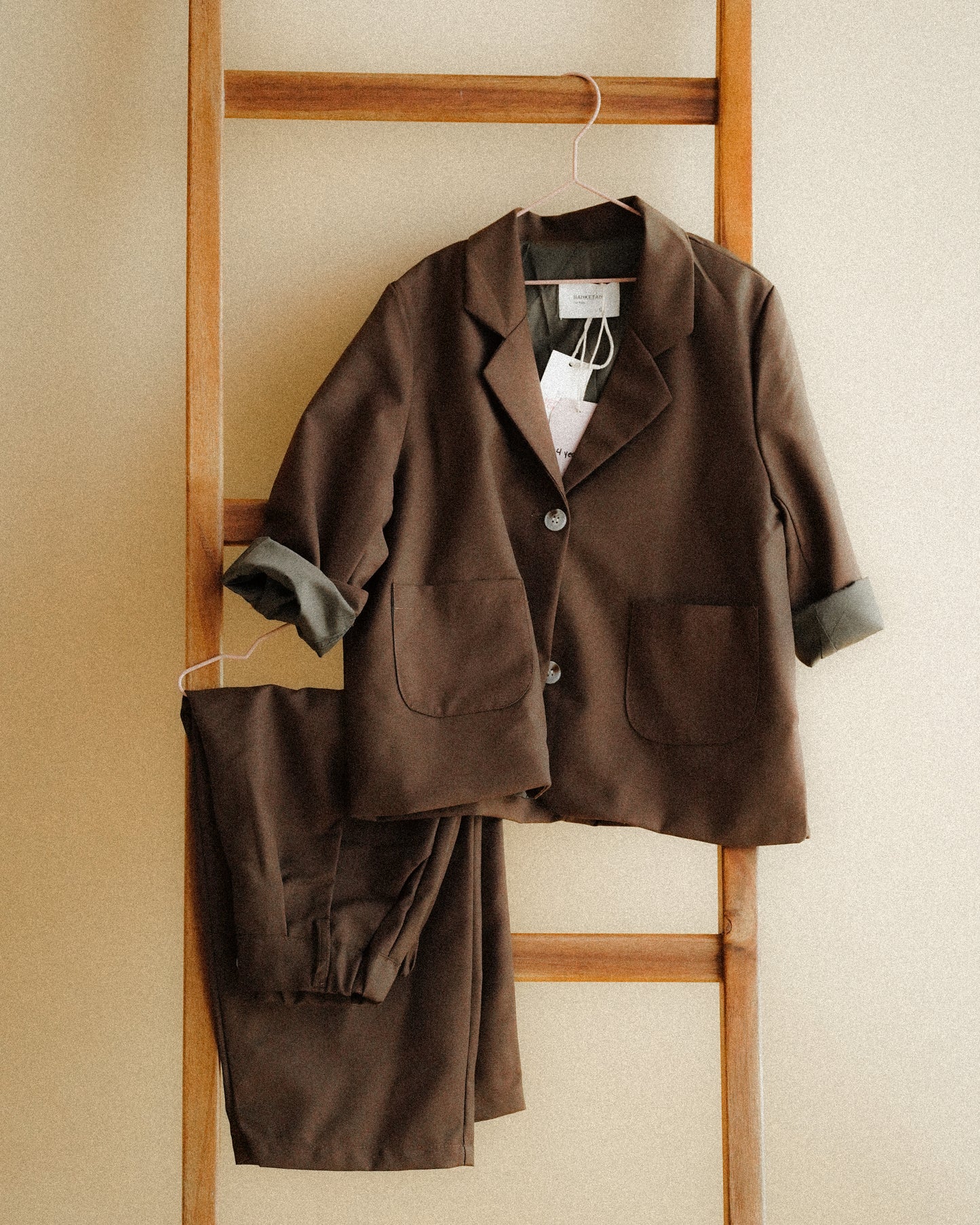 Dark Brown Oversized Suit