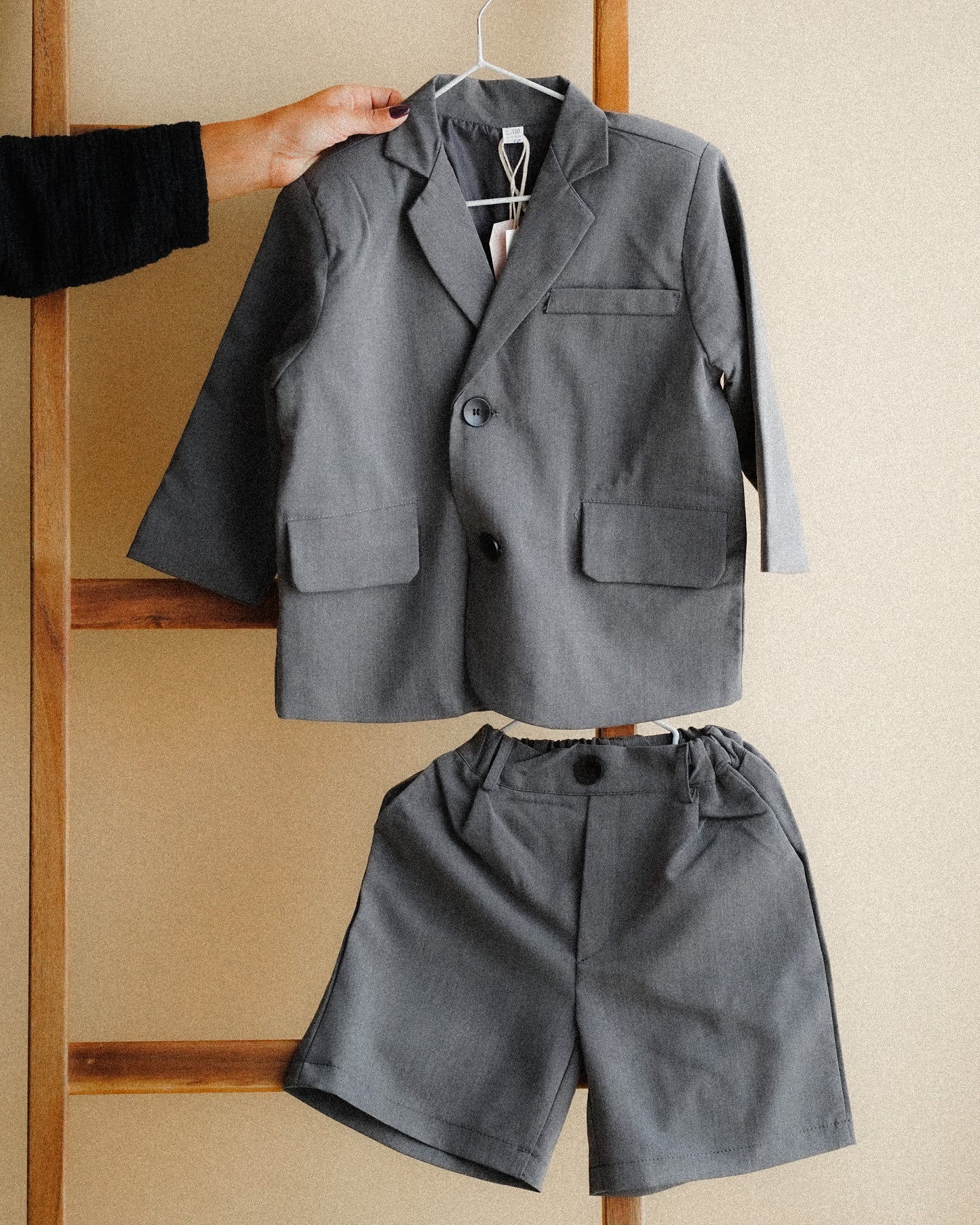 Pencil Grey Suit Set