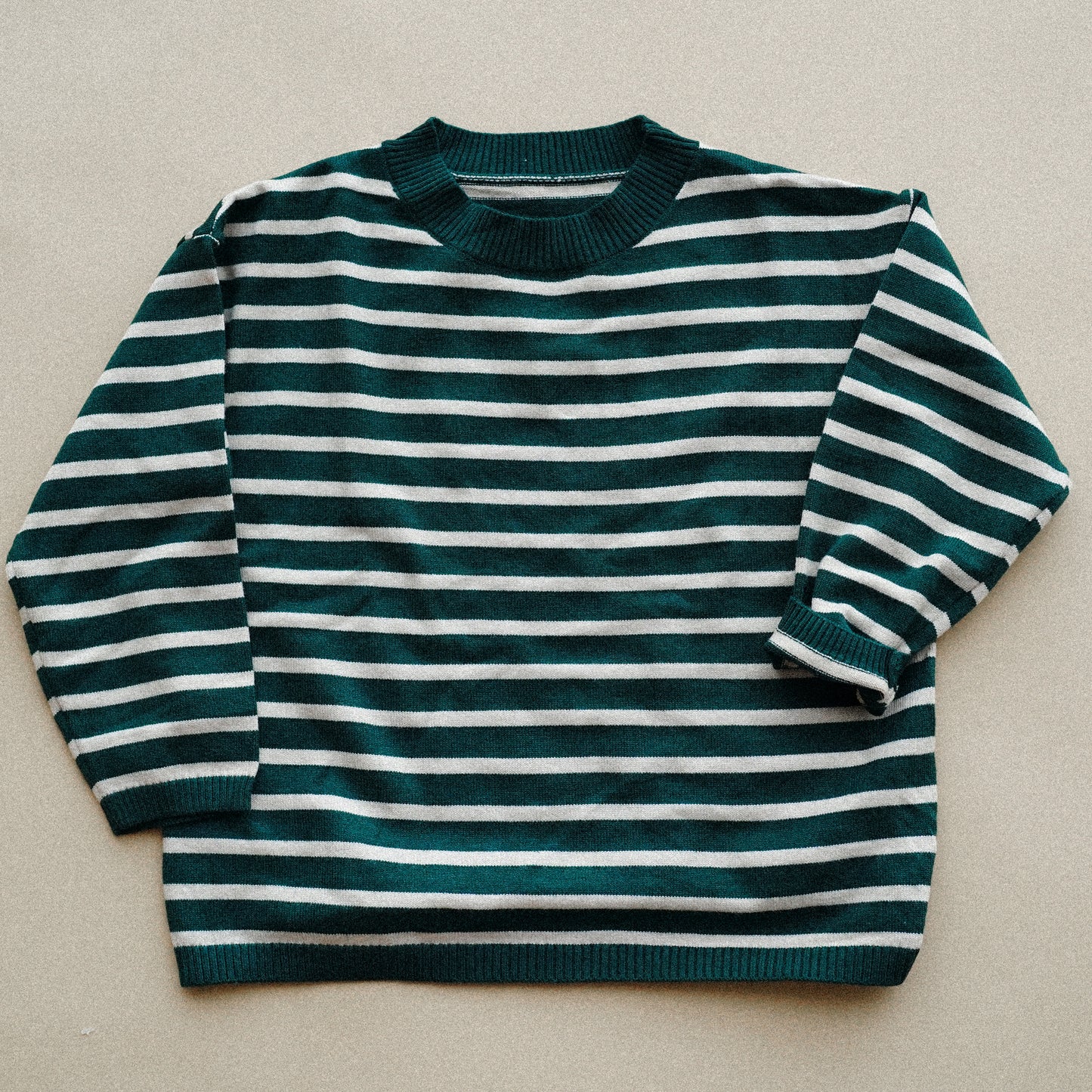 Knitted Loose Striped Sweater