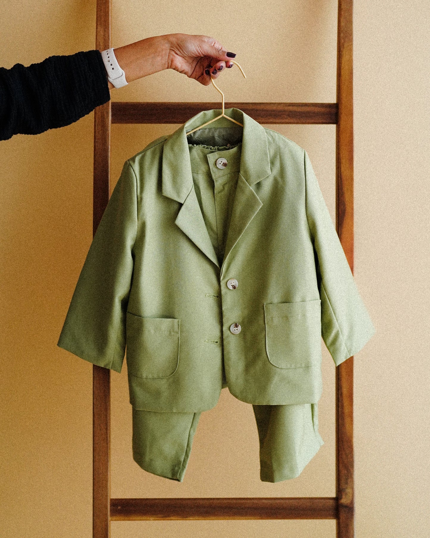 Pistachio Green Oversized Suit