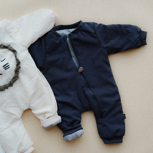 Baby Lion Quilted Warm Romper