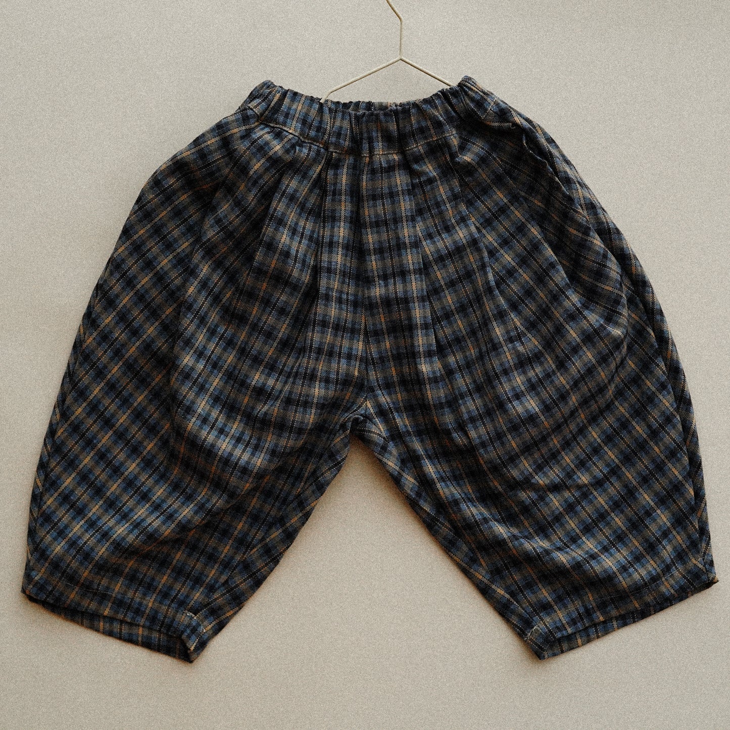 Plaid Casual Harem Trousers