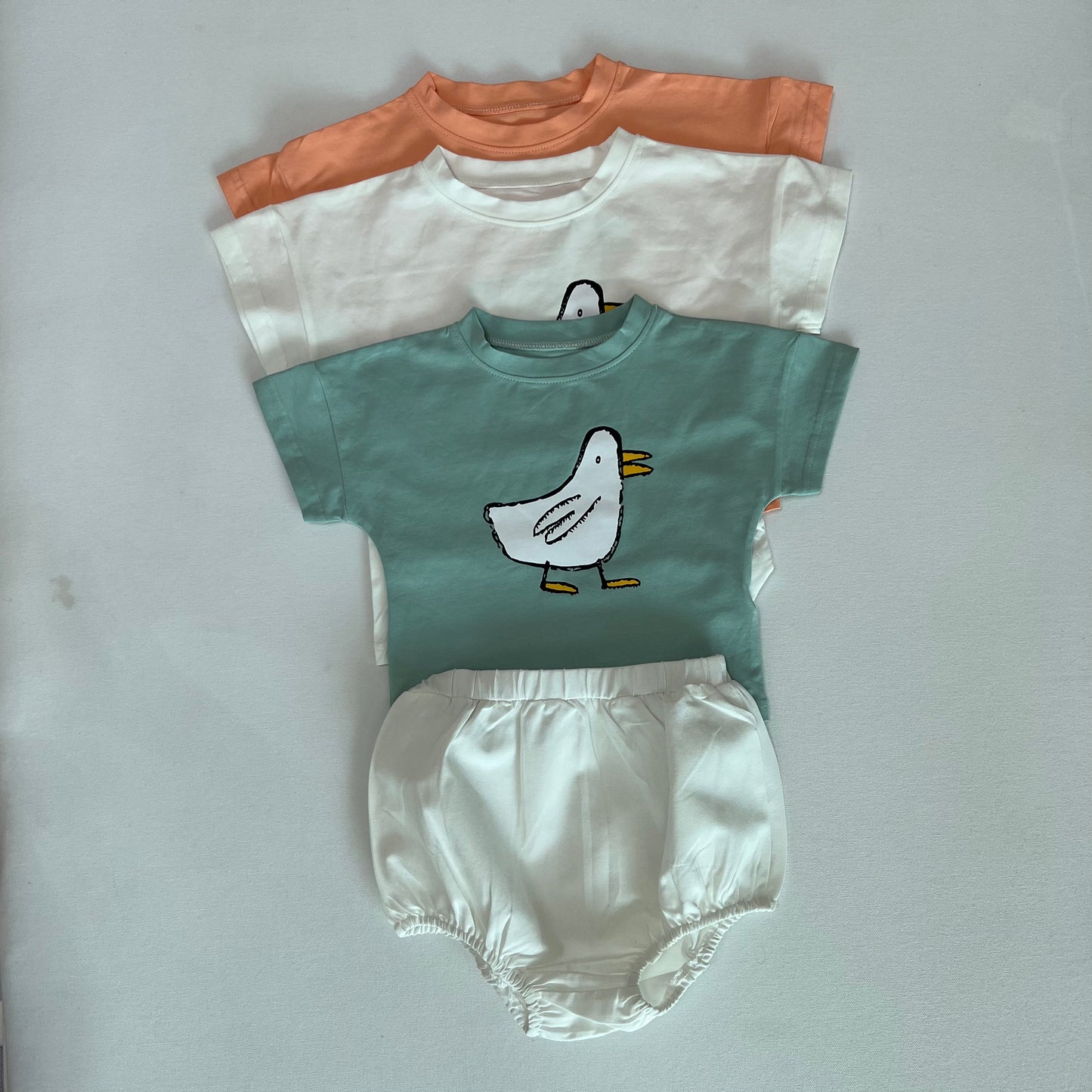 Duckling Tee & Bloomer Shorts